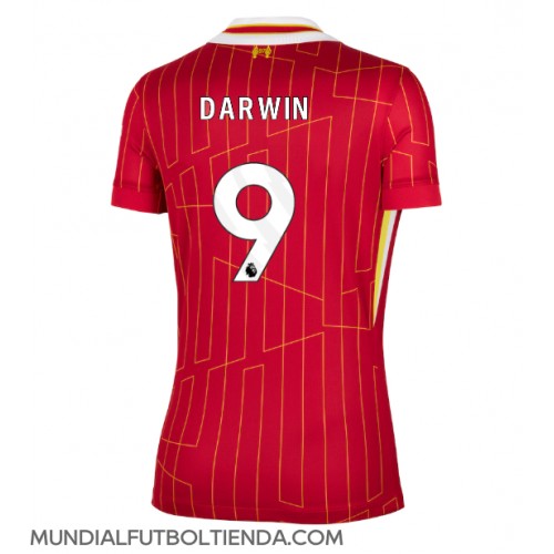 Camiseta Liverpool Darwin Nunez #9 Primera Equipación Replica 2024-25 para mujer mangas cortas